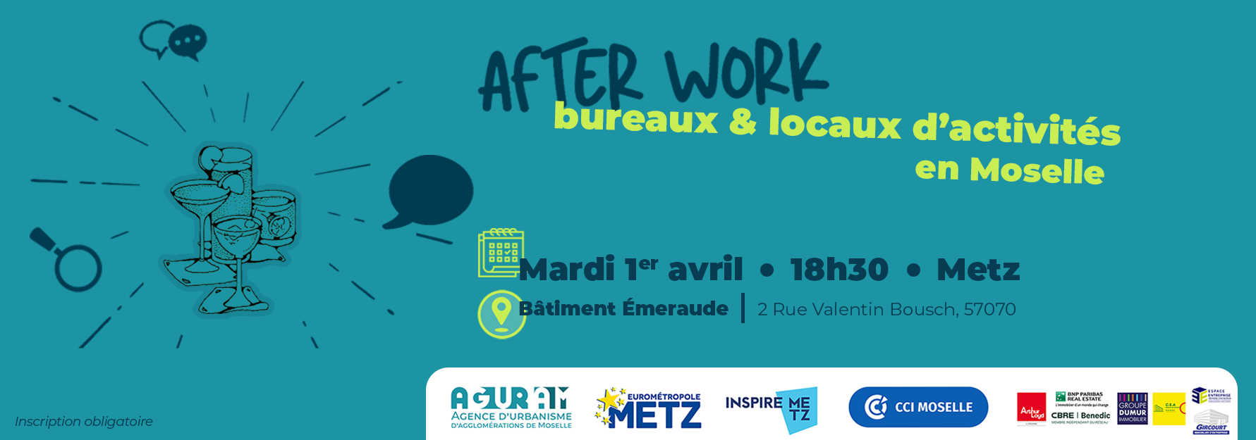 AFTERWORK à METZ / Bureaux & locaux d’activités en Moselle : les tendances de l’année